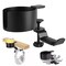 2-In-1 Desk Cup Holder Anti-spill Cup Holder 360° Rotating Headphone Hanger Desk